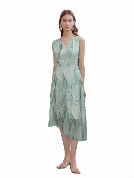 

casual dresses motf premium linen printed lined dress t83p#, Black;gray