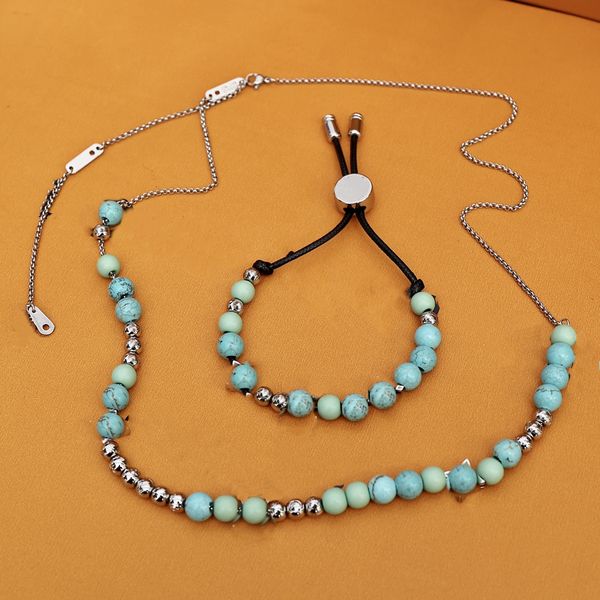 

luxury design beaded necklaces and bracelets for unisex, Silver