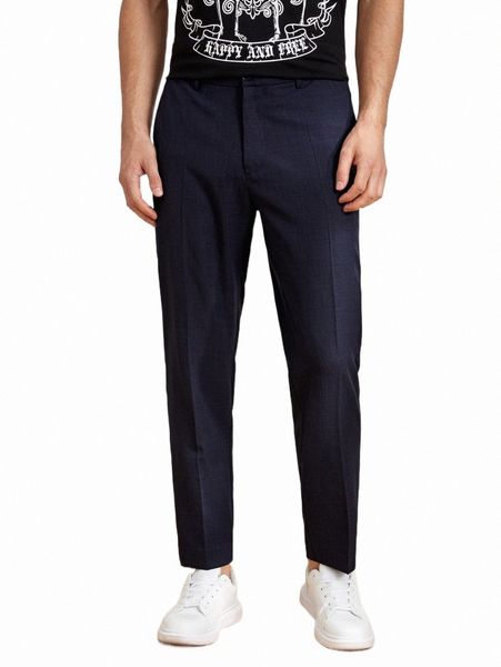 

men's pants men slant pocket tailored pants 2022 new z1if#, Black