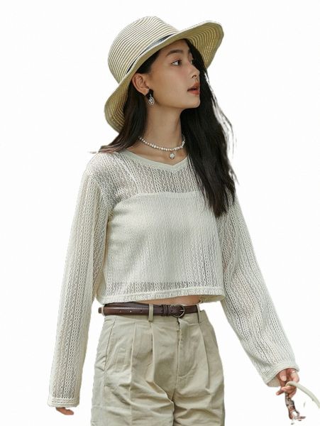

women's t-shirt dazy solid crop without bra g6d2#, White