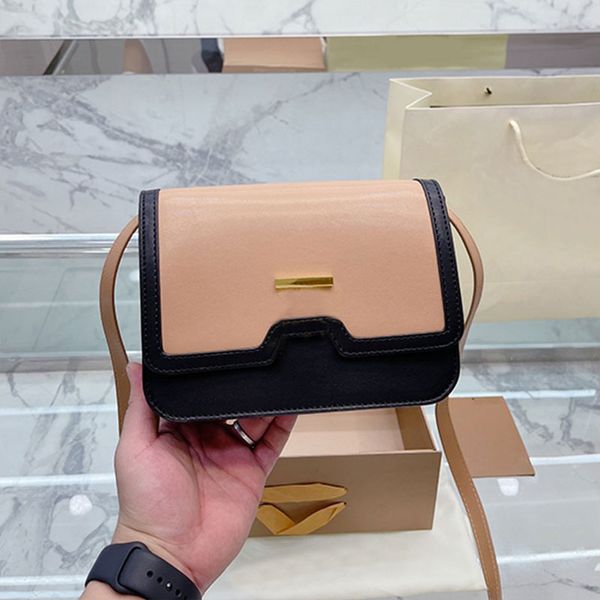 

shoulder lock bag plaid women canvas handbag check flap crossbody bags genuine leather wallets hardware letters multi pochette magnetic hasp