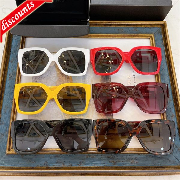 

designer sunglasses 2022 new box sunglass women's fashion star net red ins same sunglass ve4402, White;black