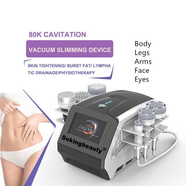 

lipolaser fat reduce slimming machine 80k cavitation liposuction radio frequency magnetic therapy vibration handle electrotherapy brush weig