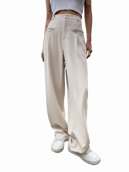 

women's pants & capris dazy high waist wide leg pants v8ih#, Black;white