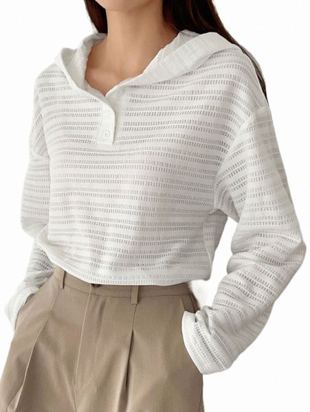 

women's hoodies & sweatshirts dazy solid drop shoulder hoodie g9z4#, Black