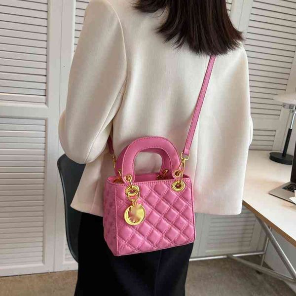 

handbag women factory direct sale lingge embroidered thread small 2022 korean women's