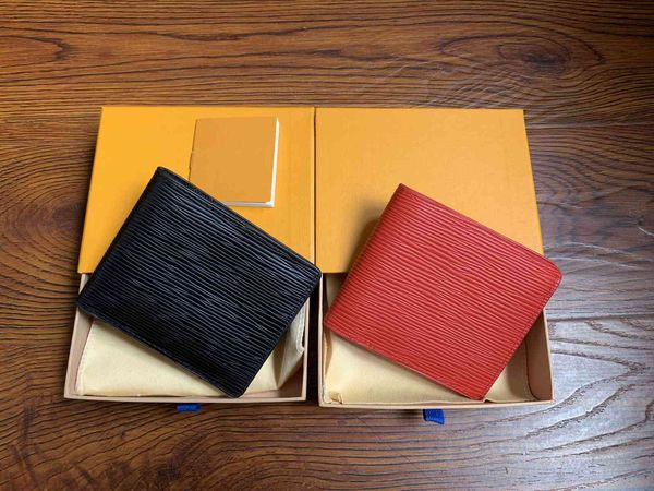

2017 wallets bag new men leather brand classic luxury wallet casual short paragraph designer cardholder pocket fashion wallet men 60985, Red;black