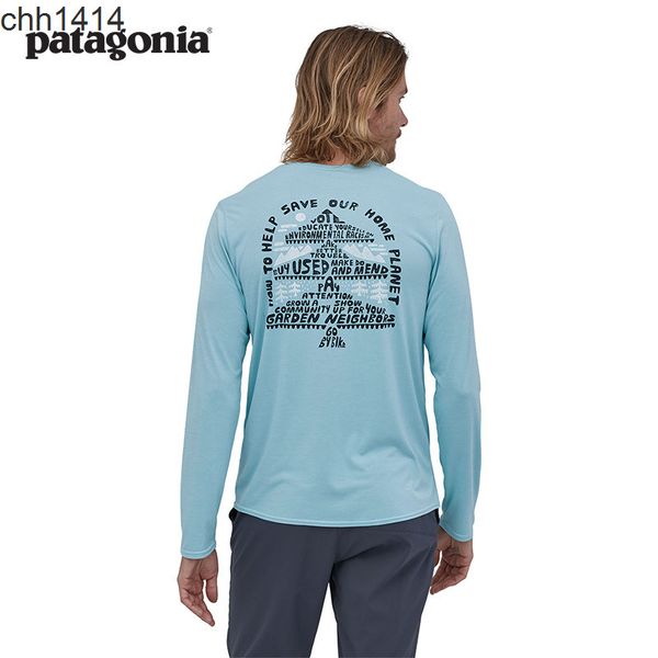 

men's patagonss c1 hoodies long sleeve t-shirt cap cool, Black