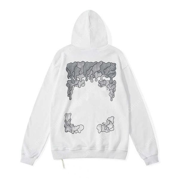 

luxury brands -style men's sweatshirts designer hoodies pure cotton oil painting arrow sweatshirt women hip hop comfortable, Black