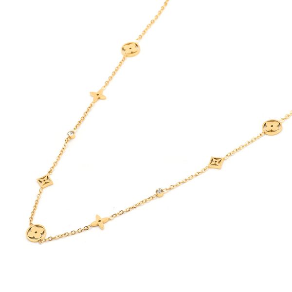 

luxury brand clover pendant necklace bracelet jewelry for women gift, Silver