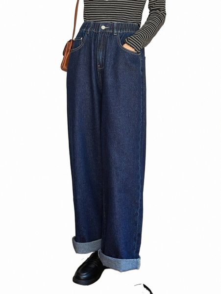 

women's jeans dazy elastic waist slant pocket jeans o94n#, Blue