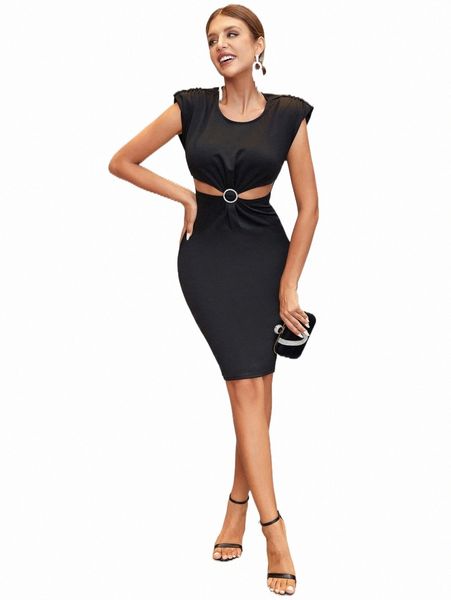 

casual dresses adyce ring linked cut out bodycon dress k3ol#, Black;gray