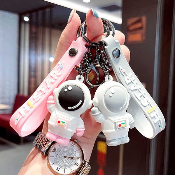 

astronaut cartoon key chain cute doll astronaut pendant creative gift, Silver