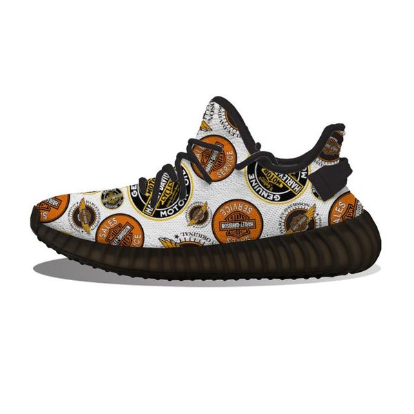 

custom printing running shoes harley - davidson logo men womens casual outdoor sports sneakers walking gym trainers slip lightweight2459