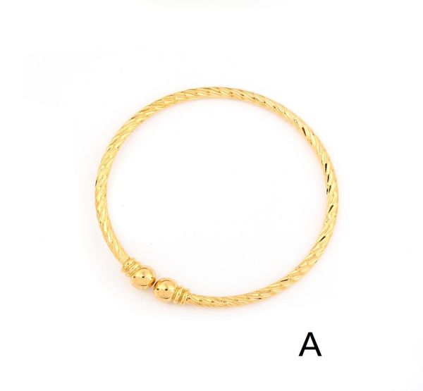 

whole gold dubai india bangles gold color ethiopian bangle bracelet african, White