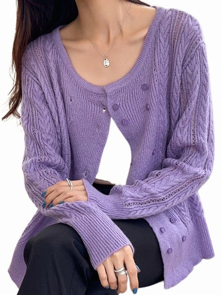 

women's sweaters dazy double breasted cable knit cardigan o5jo#, White;black