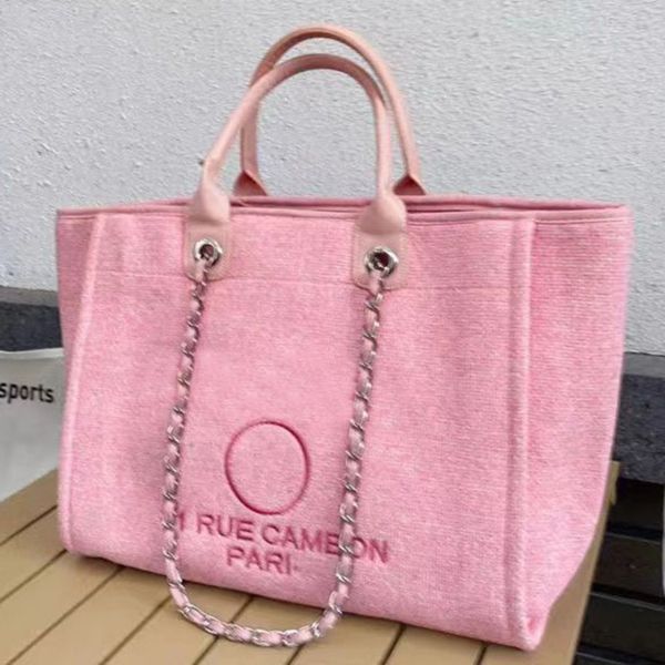 

luxury brand women's handbags beach bags fashion ch canvas embroidered label women evening bag large female backpack designers classicb