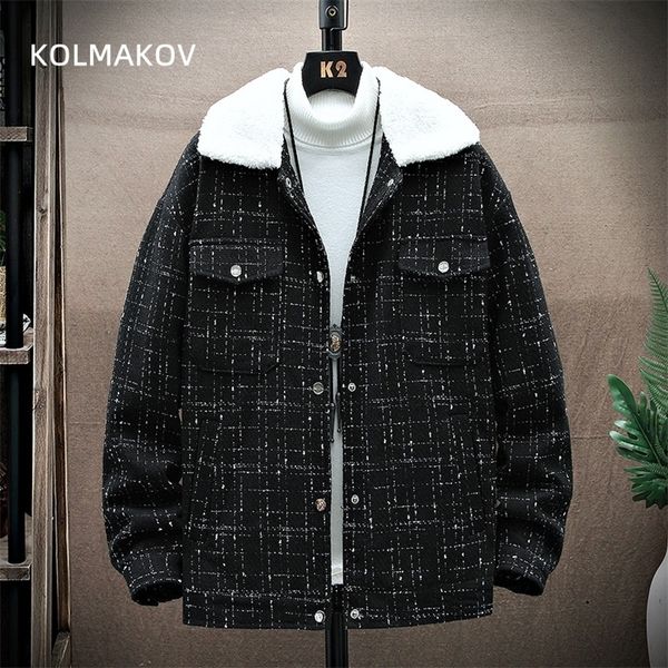 

men's jackets s fashion warm and coats mens winter casual outwear male keep warm thicken 220905, Black;brown