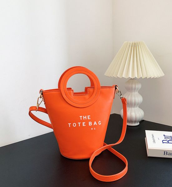 

bucket bag fashion foreign trade letter tote simple high-grade shoulder messenger bags