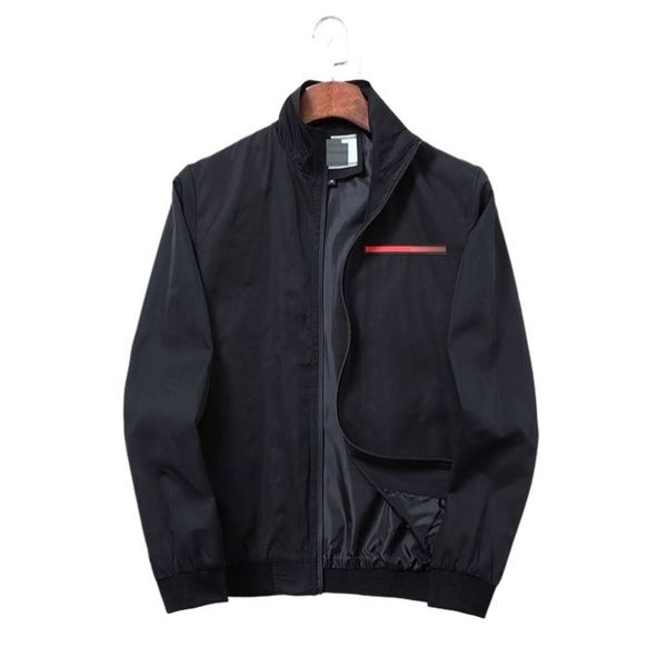 

designer mens jacket spring and autumn windrunner tee hooded sports windbreaker casual zipper fashion mens jackets clothing m-3xl tc327, Black;brown