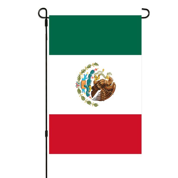 

mexico flag mexican garden flags 30x45cm vertical double sided patriotic small garden banner for yard outdoor decor