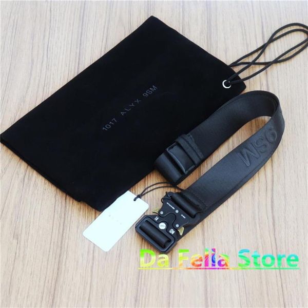 

belts jacquard rollercoaster alyx belt men women 11 classic black metal buckle 1017 9sm leather trim labeled austria231p, Black;brown