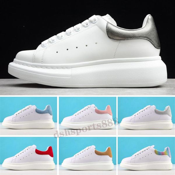 

2021 luxurys designers shoe alex increased casual sole sneakers white fashion platform women men sports size 36-44 mc2746, Black;brown