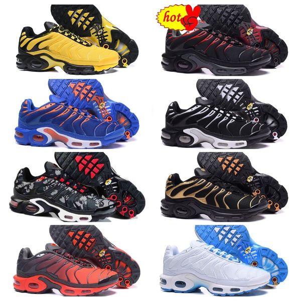 

2023 boots casual shoes classic tn ultra casual shoes mens airs tns plus triple black white sport red yellow neon chaussures requin basketba