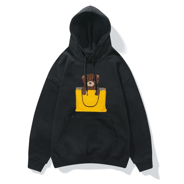 

new designer mens sweatshirts womens hoodies men fashion sweatshirt letter print pullovers autumn winter hoodie casual fashionable coat, Black