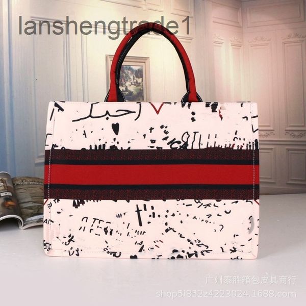 

luxury d handbags new tote bags embroidered portable canvas casual printed shopping