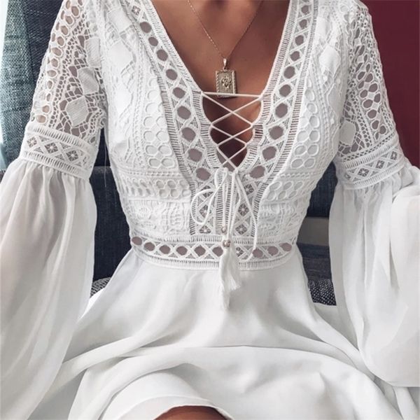 

casual dresses women's a line dress short mini dress white black red long sleeve solid color ruffle patchwork chiffon spring summer sli, Black;gray