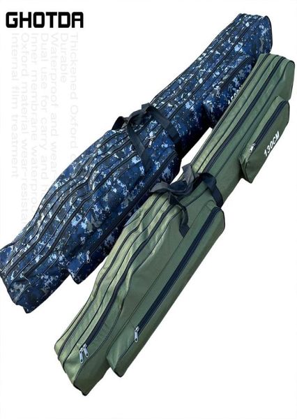 

fishing accessories bag multipurpose waterproof canvas durable case rod tac