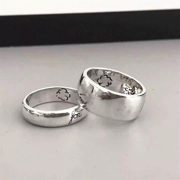 

925 sterling silver couple rings for mens and women party promise jewelry gift243c