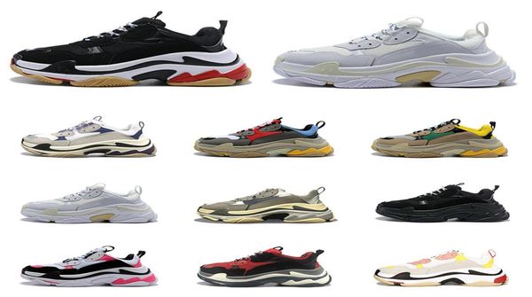 

2020 new arrivlas triple s climbing shoes for men women vintage dad platfor