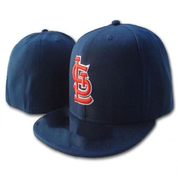 

10 styles stl letter baseball caps for men women fashion sports hip hop gorras bone fitted hats267r, Blue;gray