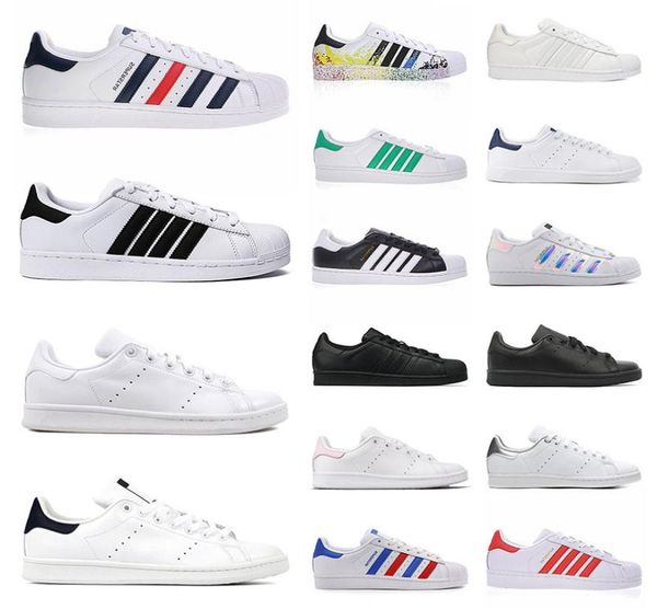 

smith men women superstar platform sneakers green black white navy blue ore