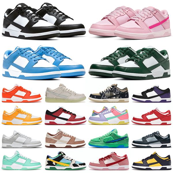 

casual shoes mens trainers sneakers university blue triple pink green apple mummy safari chlorophyll candy for men women pandas syracuse