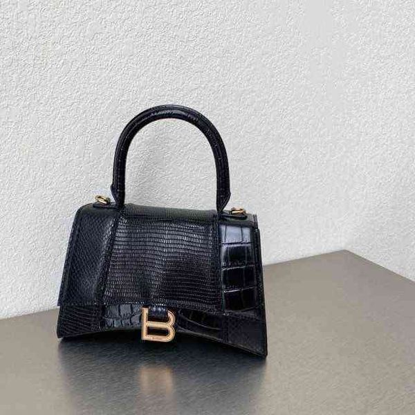 

designer bag high level bale'ciga's fashion s kangaroo home letter buckle leather crocodile hourglass single shoulder fashion bran