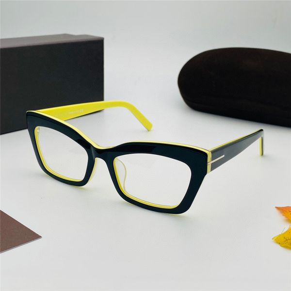 

optical eyeglasses for men women retro 5766-b style anti-blue glasses light lens with box, White;black