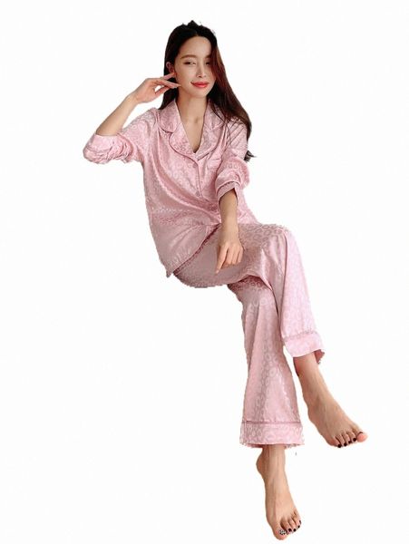 

women's sleepwear dazy leopard button front pajama set g2jq#, Black;red