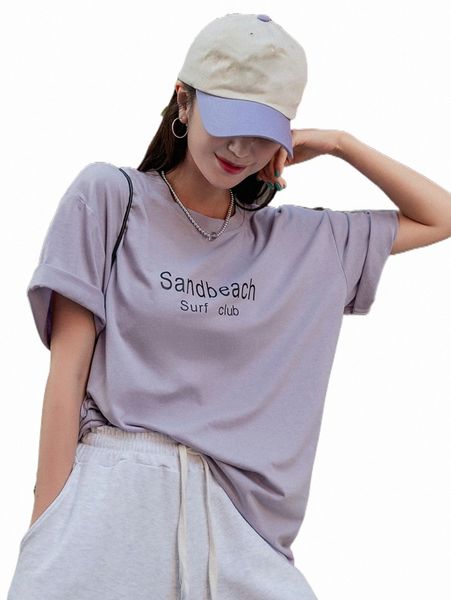 

women's t-shirt dazy slogan graphic drop shoulder tee n81t#, White