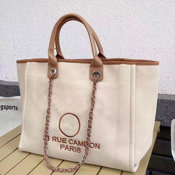 

luxury designers women's handbags beach bags ch brand canvas embroidered label women evening bag fashion large female backpack classic