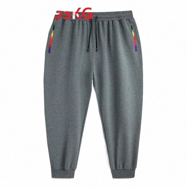 

men's pants plus size 7xl 8xl 11xl 12xl men sweatpants autumn spring oversize soprts pants stretch elasticity loose 150kg 70 72 74 76 m, Black