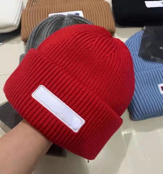 

letter embroidery beanies caps smiling face knitted hat winter cashmere eye warm couple hats tide street hip-hop wool skull caps chapeau ald, Blue;gray
