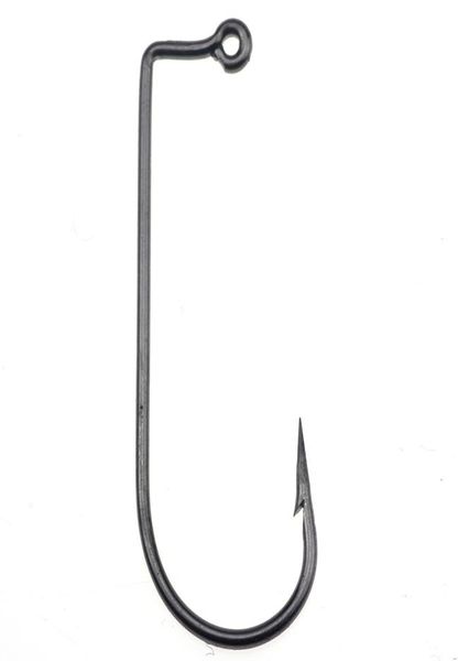 

rompin 100pcslot aberdeen offset jig fishing hook high carbon steel 90 degr