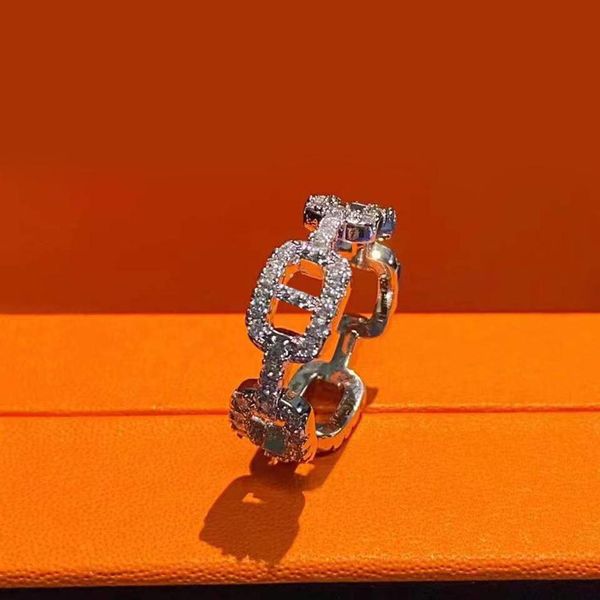 

designers ring fashion luxury women's jewelry personalized diamond light luxurys band rings versatile jewelrys birthd2938, Silver