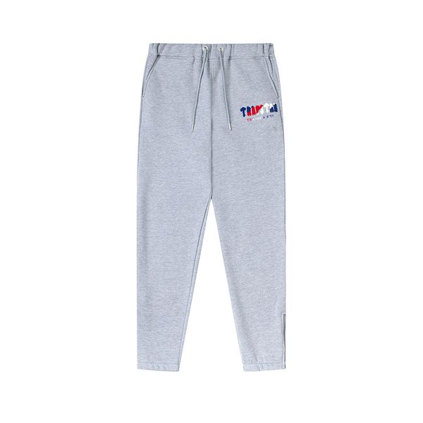 

tracksuits men's sportswear trapstar embroidery suits men sports hoodie jogging casual sweatpants for menmen's 2xs9, Gray