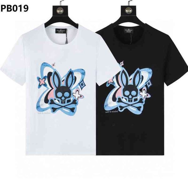 

t shirts mens psychos bunnyes fashion casual men's polo shirts51la, White;black