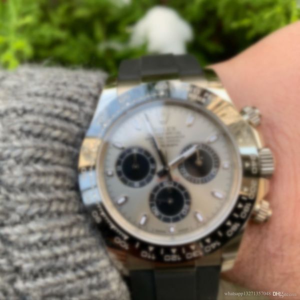 

aaa 3a rolex brand band 40mm men watches with original green boxes rolexwatch 058, Black;brown