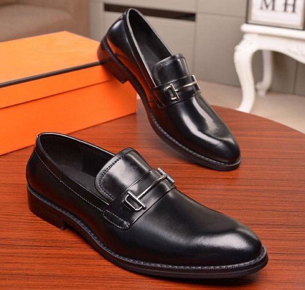 

new arrivals 2020 men brand shoes designer black genuine leather oxfords dr